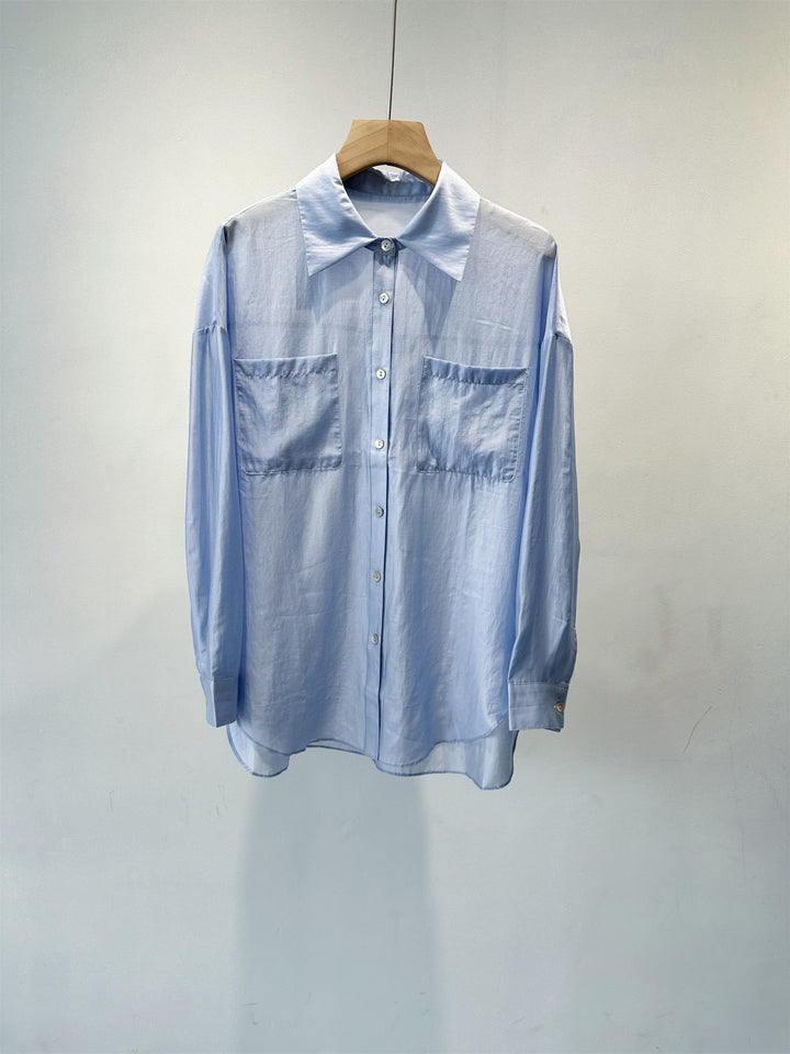 Women's Relaxed Fit Long Sleeve Shirt Mune Fashion