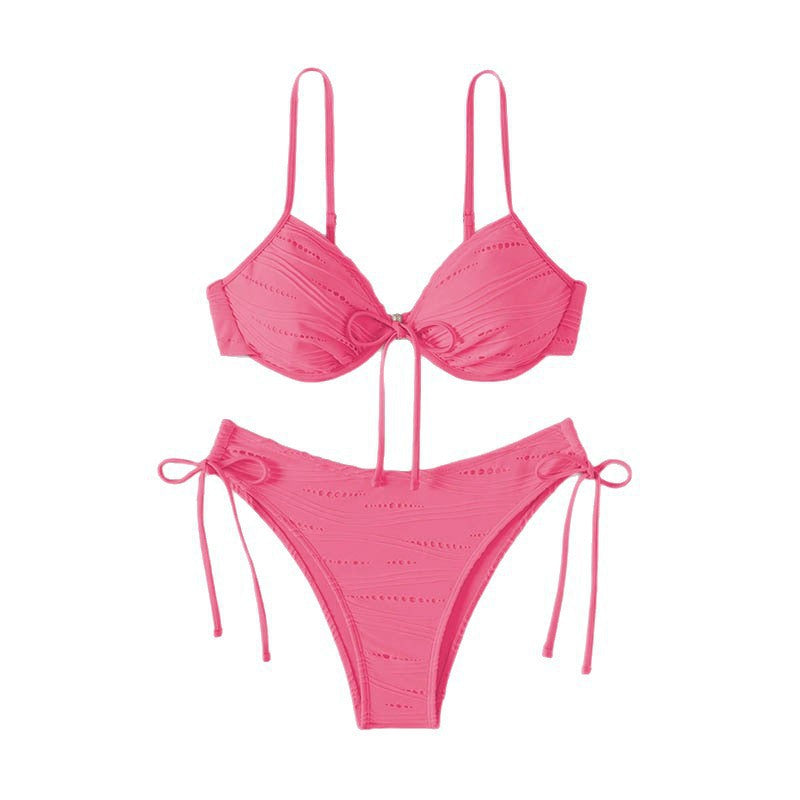 Women's Triangle Bikini with sophisticated Ruffle Details Mune Fashion