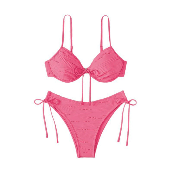 Women's Triangle Bikini with sophisticated Ruffle Details Mune Fashion