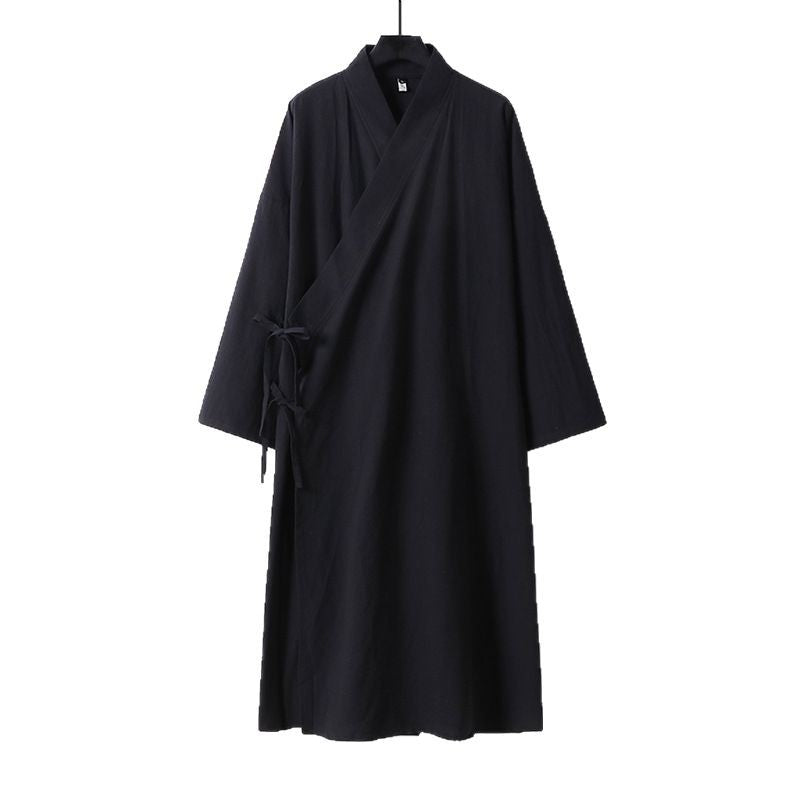 Unisex Longer Oversized Kimono Coat with discreet toggle closure and wide silhouette Mune Fashion