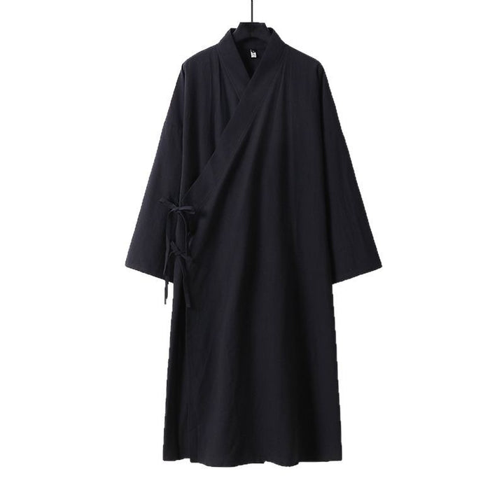 Unisex Longer Oversized Kimono Coat with discreet toggle closure and wide silhouette Mune Fashion