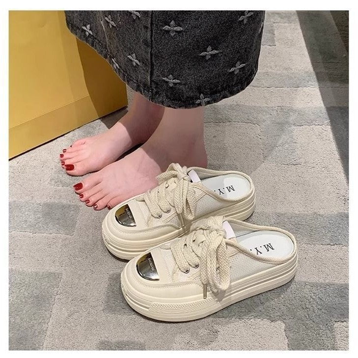 Women's trendy Slip-On Sneakers with cushioned sole and airy mesh surface Mune Fashion