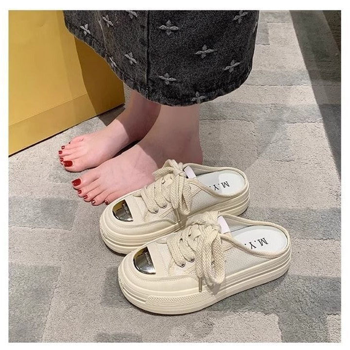 Women's trendy Slip-On Sneakers with cushioned sole and airy mesh surface Mune Fashion