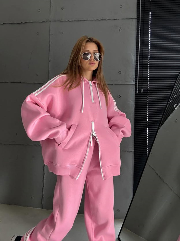 Women's Sporty Zip Hoodie Mune Fashion