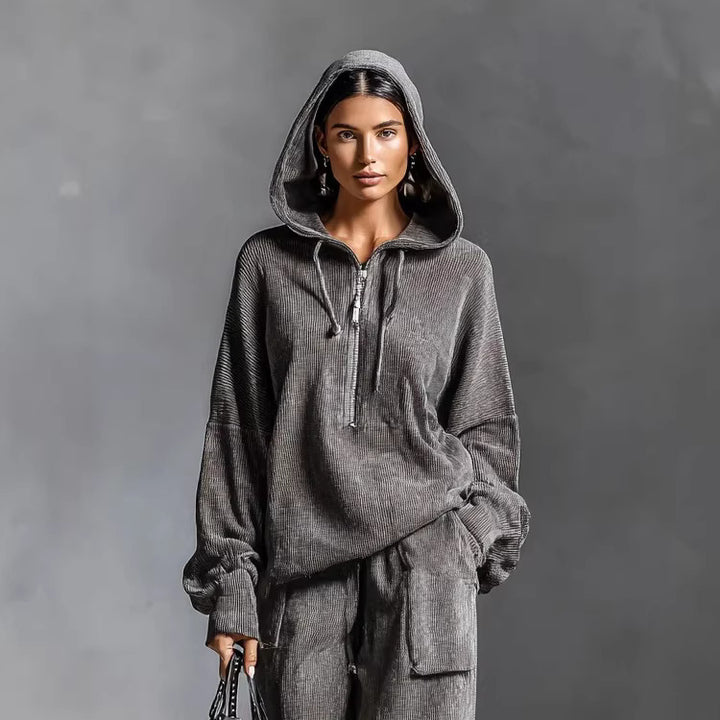 Women Casual and Comfortable Hoodie Set