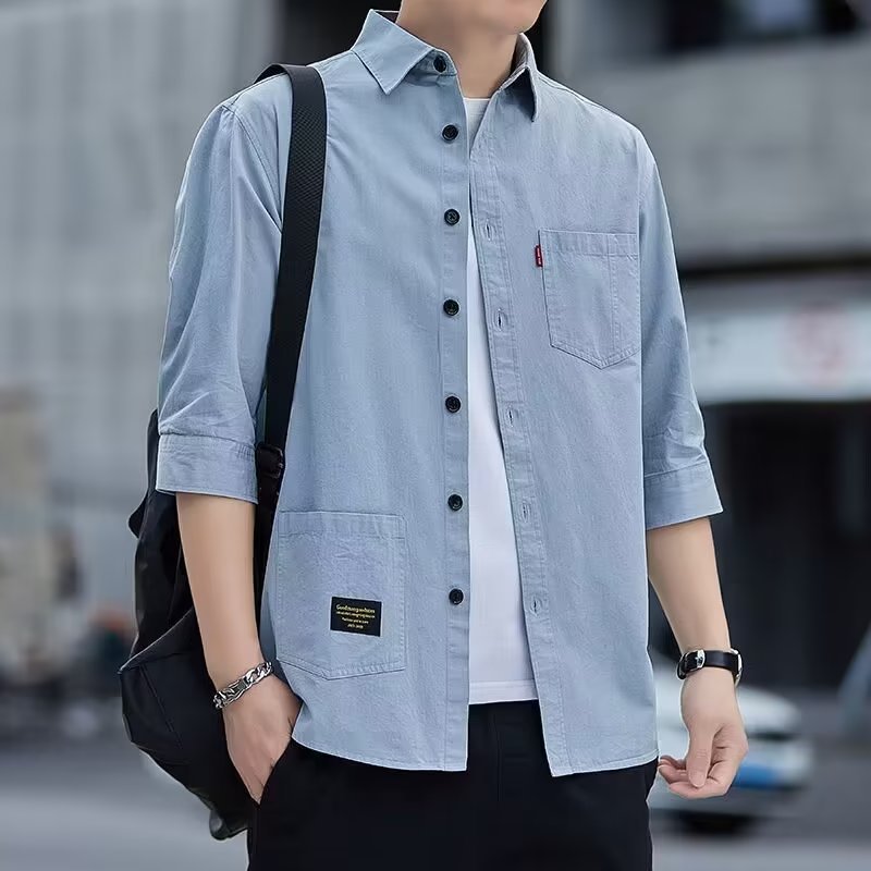 Men's Casual Long Sleeve Shirt Mune Fashion