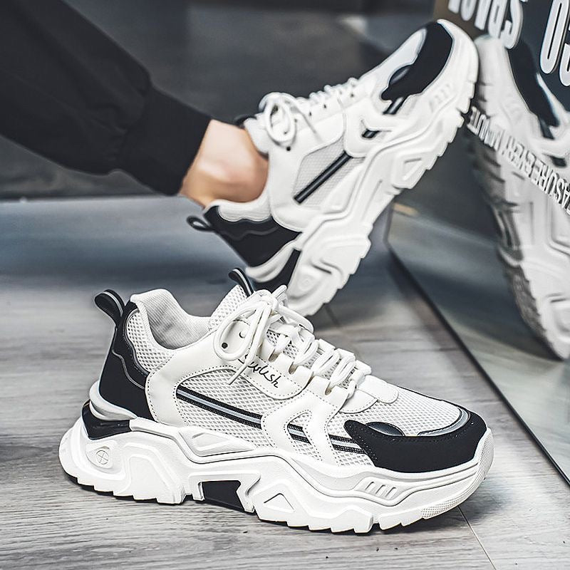 Women's Sporty Sneakers with Breathable Upper Material and Cushioning Sole Mune Fashion