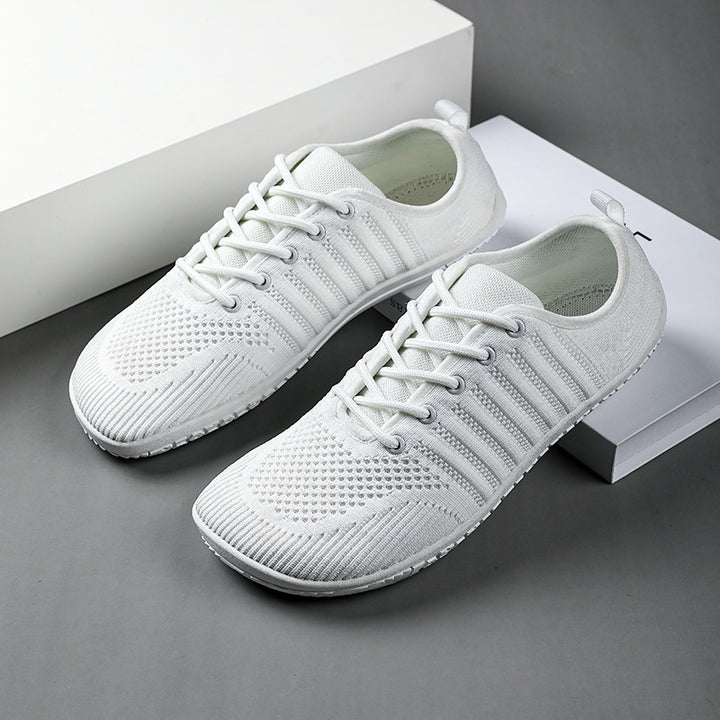 Unisex nan breathable knit sneakers with memory foam insole and flexible rubber outsole Mune Fashion