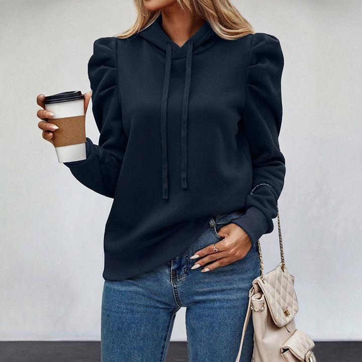 Ladies Fashionable Sweater with Puff Sleeves Mune Fashion