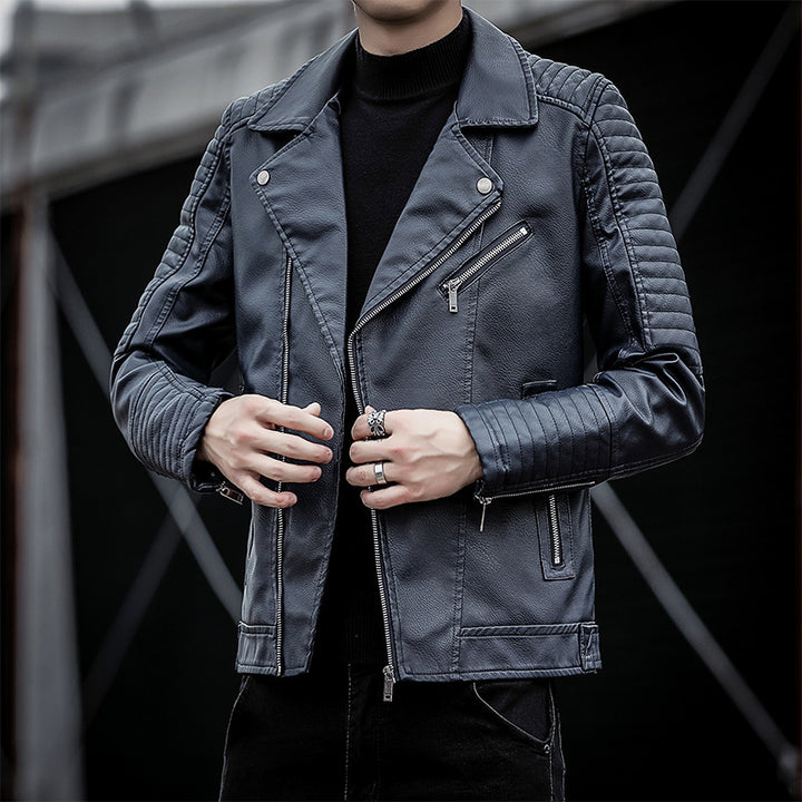 Men's Biker Jacket Mune Fashion