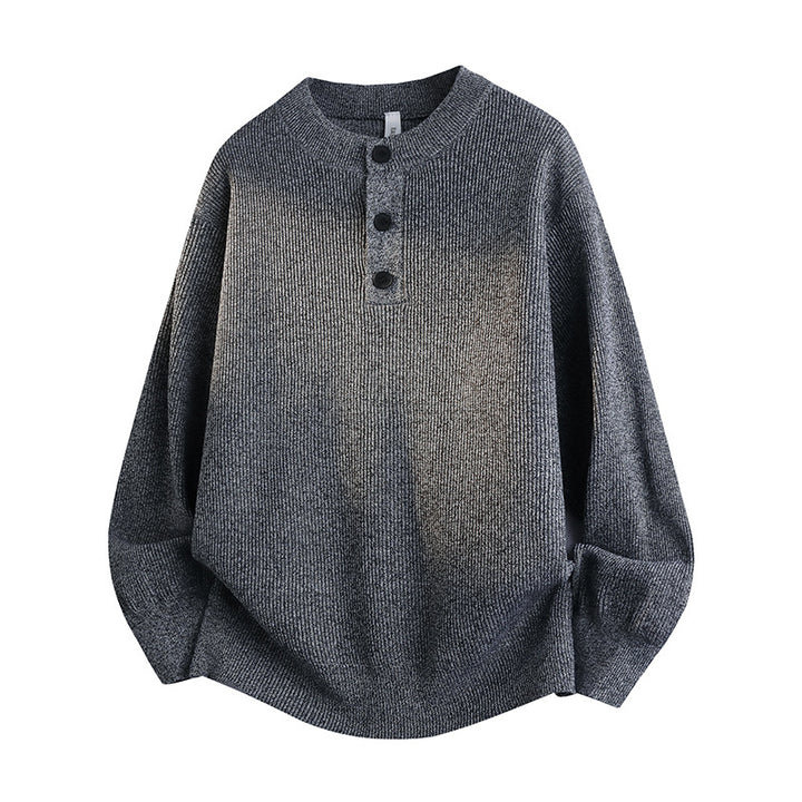 Women Casual Sweaters with Button Placket Mune Fashion