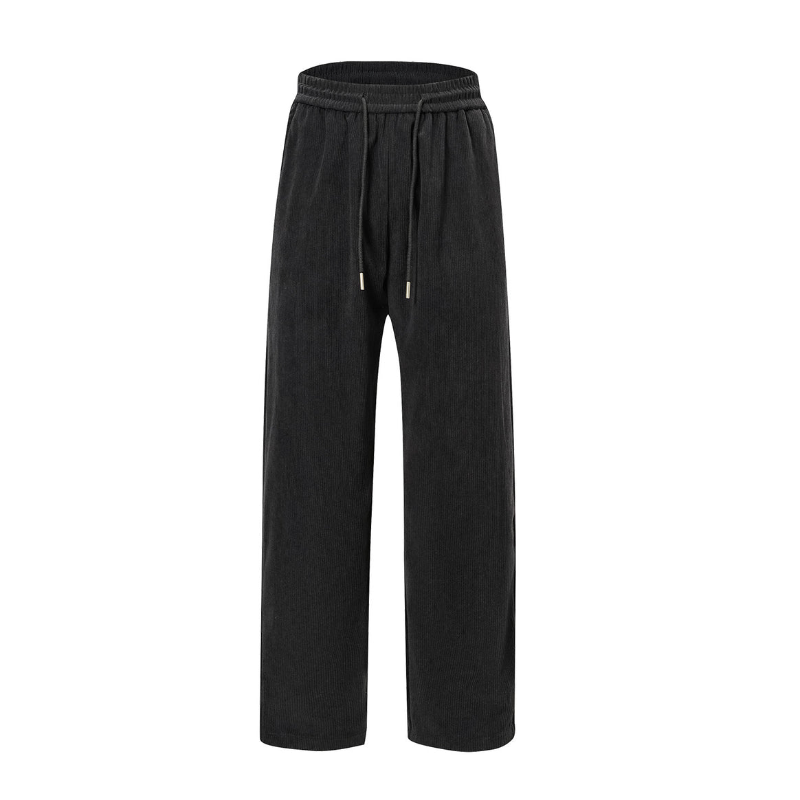 Damen Cordhose mit weitem Bein, elastischem Bund und Kordelzug Mune Fashion