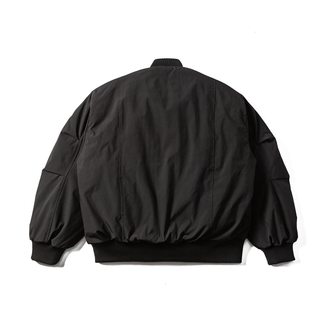 Men's boxy padded short jacket with ribbed collar and ergonomic side pockets Mune Fashion
