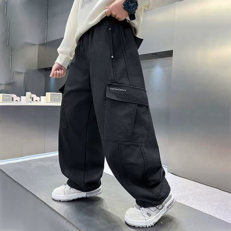 Women's Casual Cargo Pants with Deep Pockets Mune Fashion