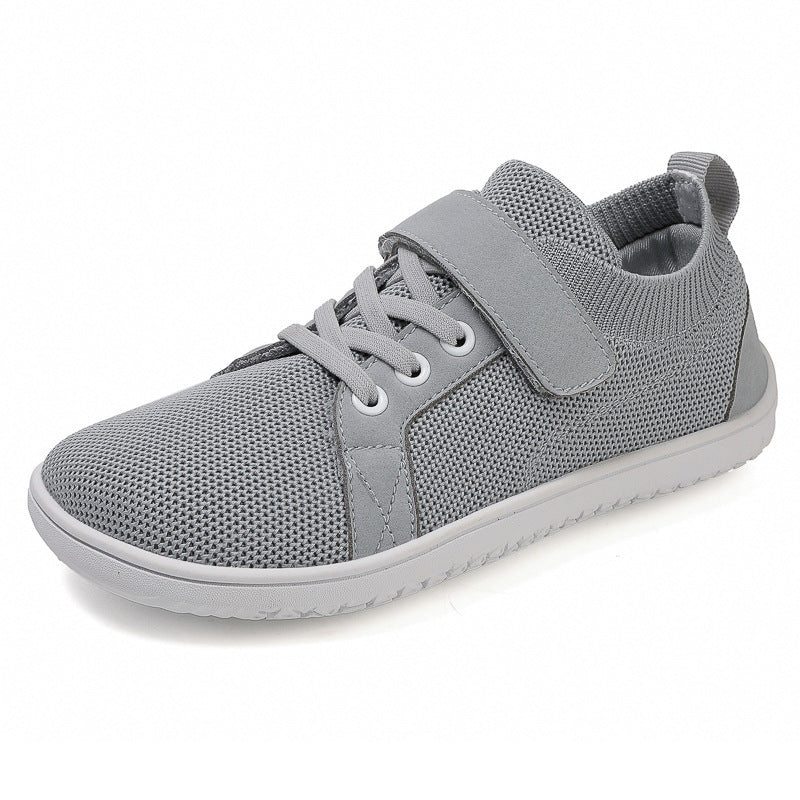 Women's knitted sneakers with adaptive fit, one-handed Velcro closure, and flexible rolling sole Mune Fashion