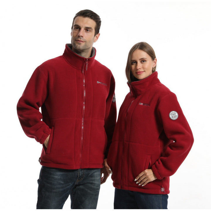 Men's Soft Fleece Jacket with Zipper Mune Fashion
