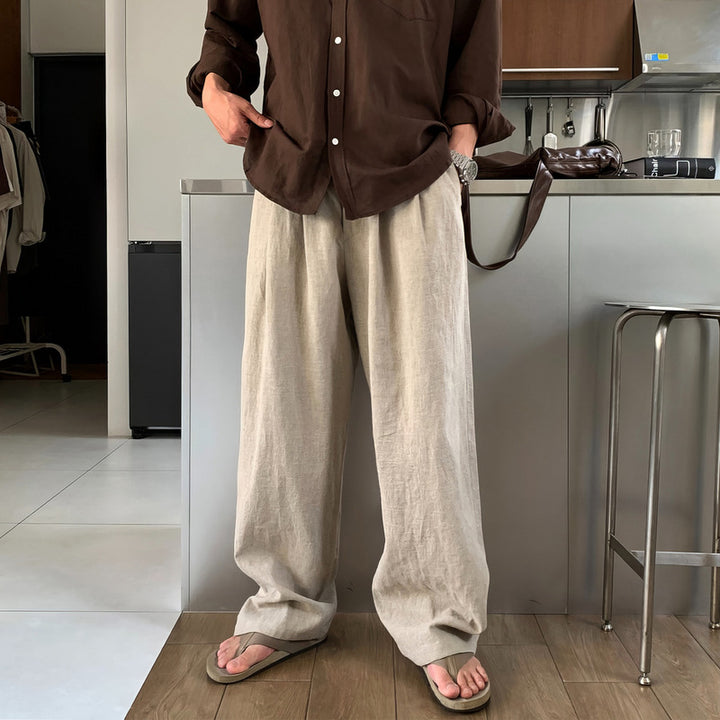 Men's Elegant and Casual High-Waisted Pants Mune Fashion