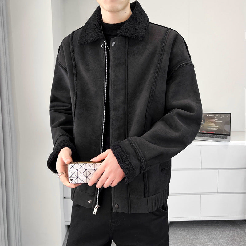 Men's Cozy Teddy Fur Jacket Mune Fashion