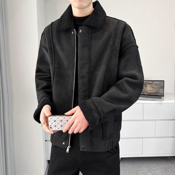 Men's Cozy Teddy Fur Jacket Mune Fashion