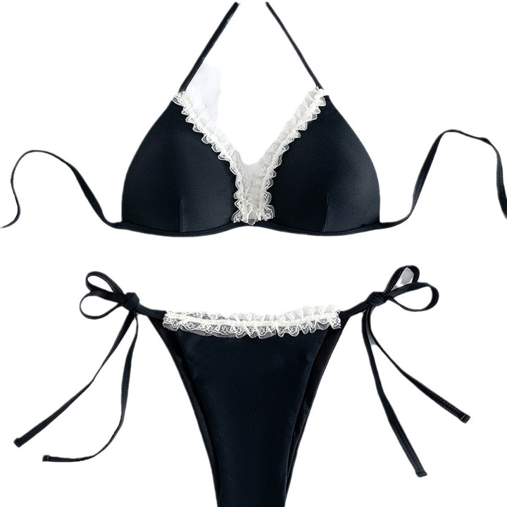 Women Triangle Bikini in Elegant Lace Design Mune Fashion