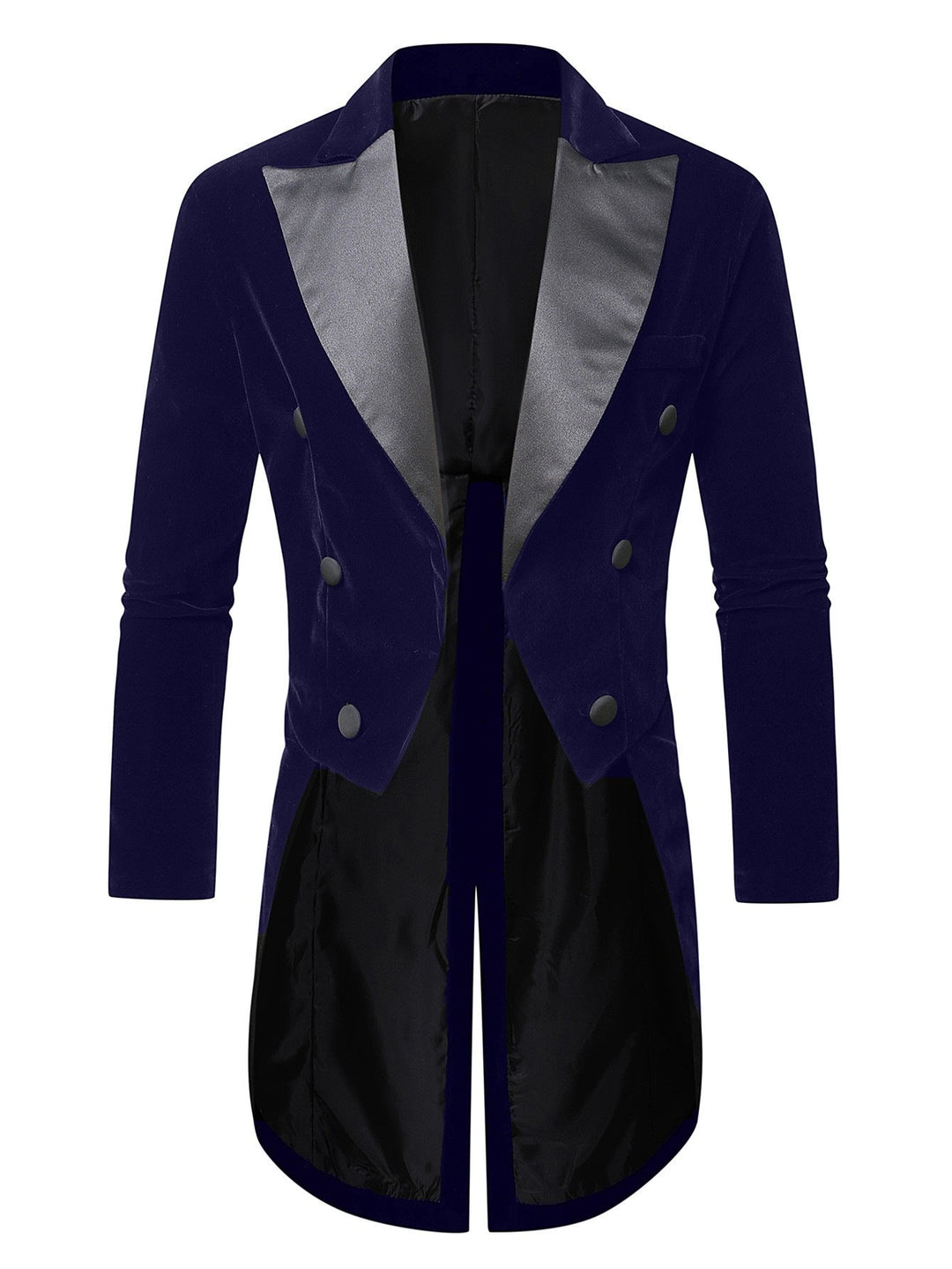 Men's Elegant Velvet Blazer with Modern Cut and Shiny Details Mune