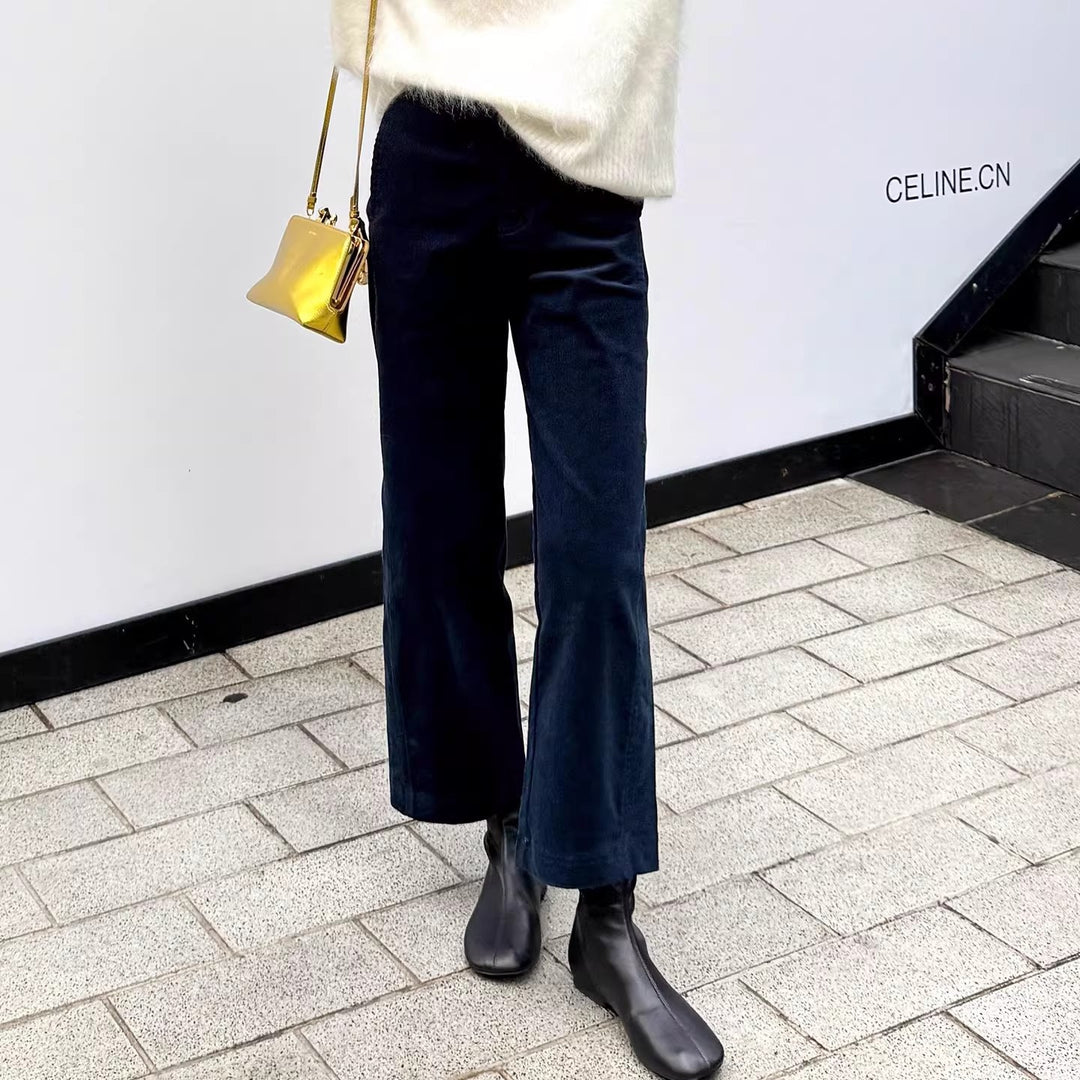 Women Elegant and Comfortable Fabric Trousers Drune