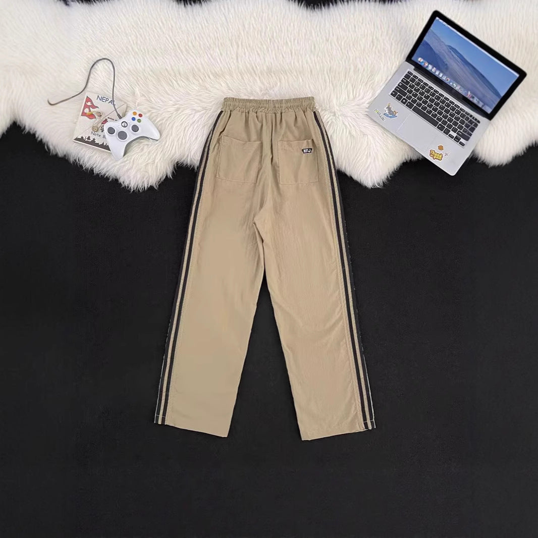 Men's sporty leisure pants with side zippers Mune Fashion