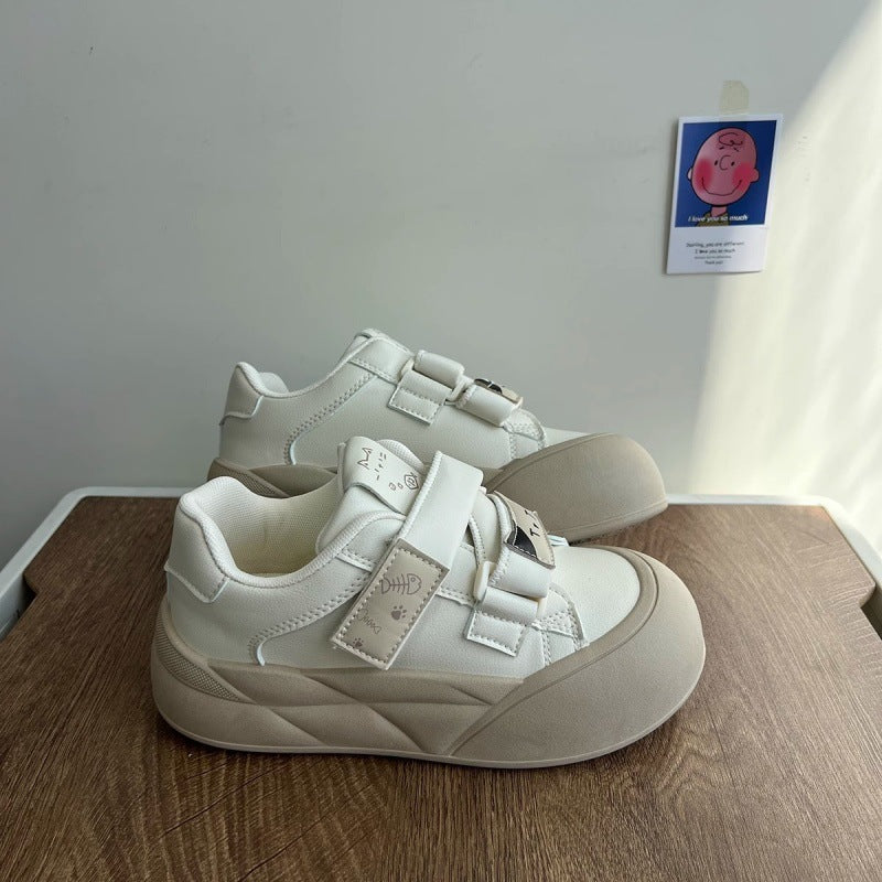 Women's Comfortable Sneakers with Practical Velcro Fasteners Mune Fashion