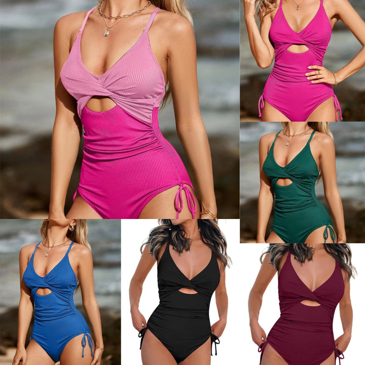 Women’s one-piece swimsuit with refined cut-out and adjustable straps Mune Fashion