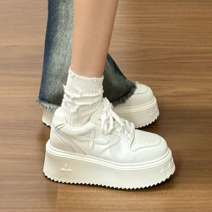 Women High-Top Platform Sneakers with fashionable design and comfortable cushioning Mune Fashion