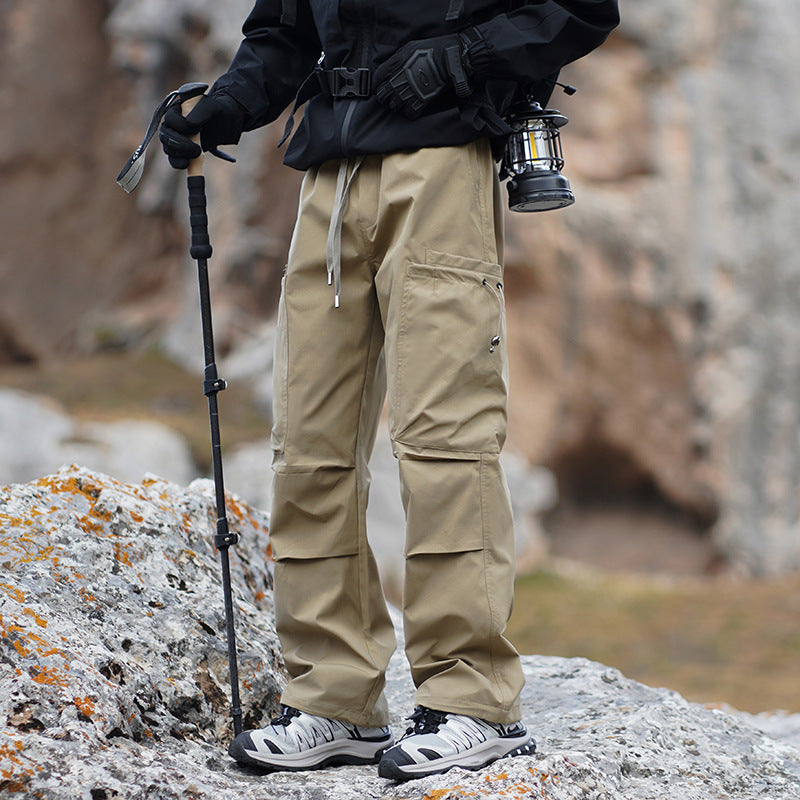Men's outdoor cargo pants with reinforced knees, water-repellent and breathable Mune Fashion
