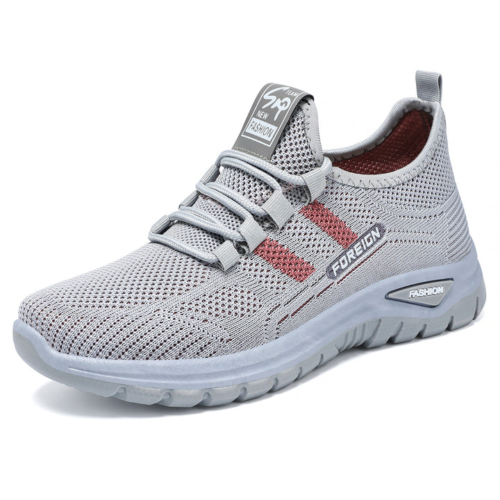 Men's breathable lightweight sports shoes with knitted upper material and cushioned sole Mune Fashion