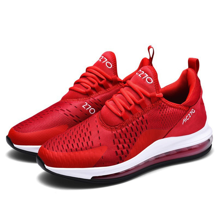 Men's Modern Air-Cushion City-Run Sneaker with Ventilated Mesh and TPU Support Structure Mune Fashion