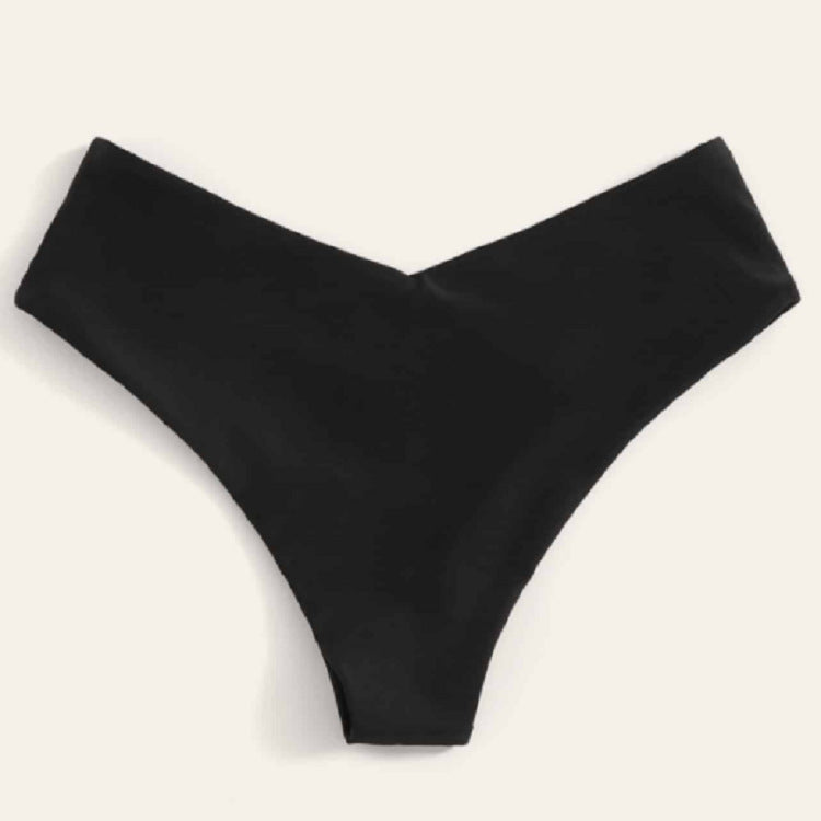 Women's High-Cut Bikini Bottom with Fashionable Design Mune Fashion