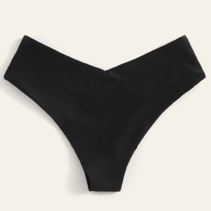 Women's High-Cut Bikini Bottom with Fashionable Design Mune Fashion
