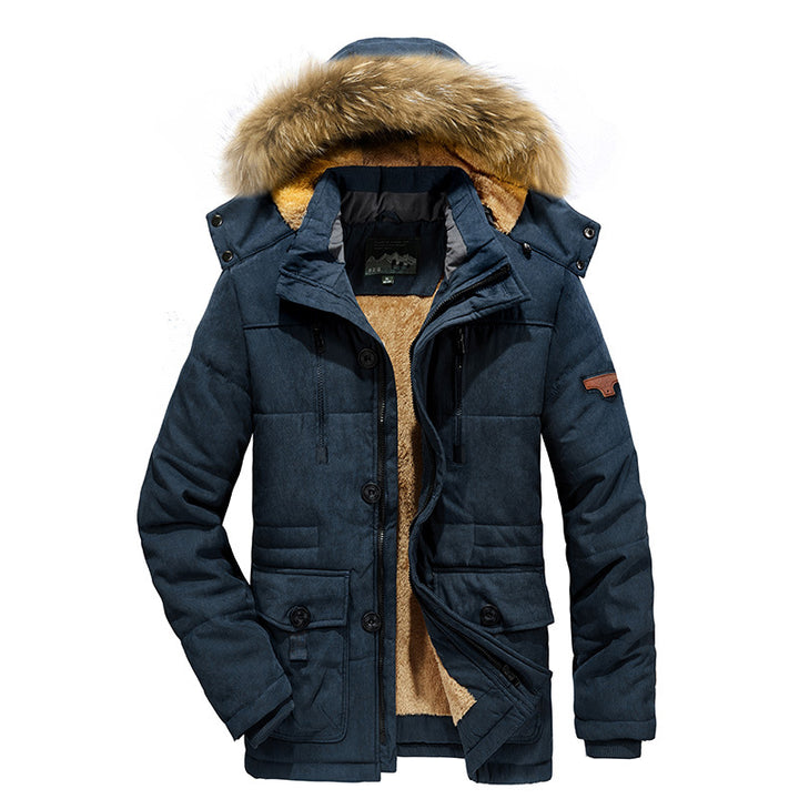 Men's Urban Quilted Parka with Warm Teddy Lining and Utility Pockets Mune Fashion