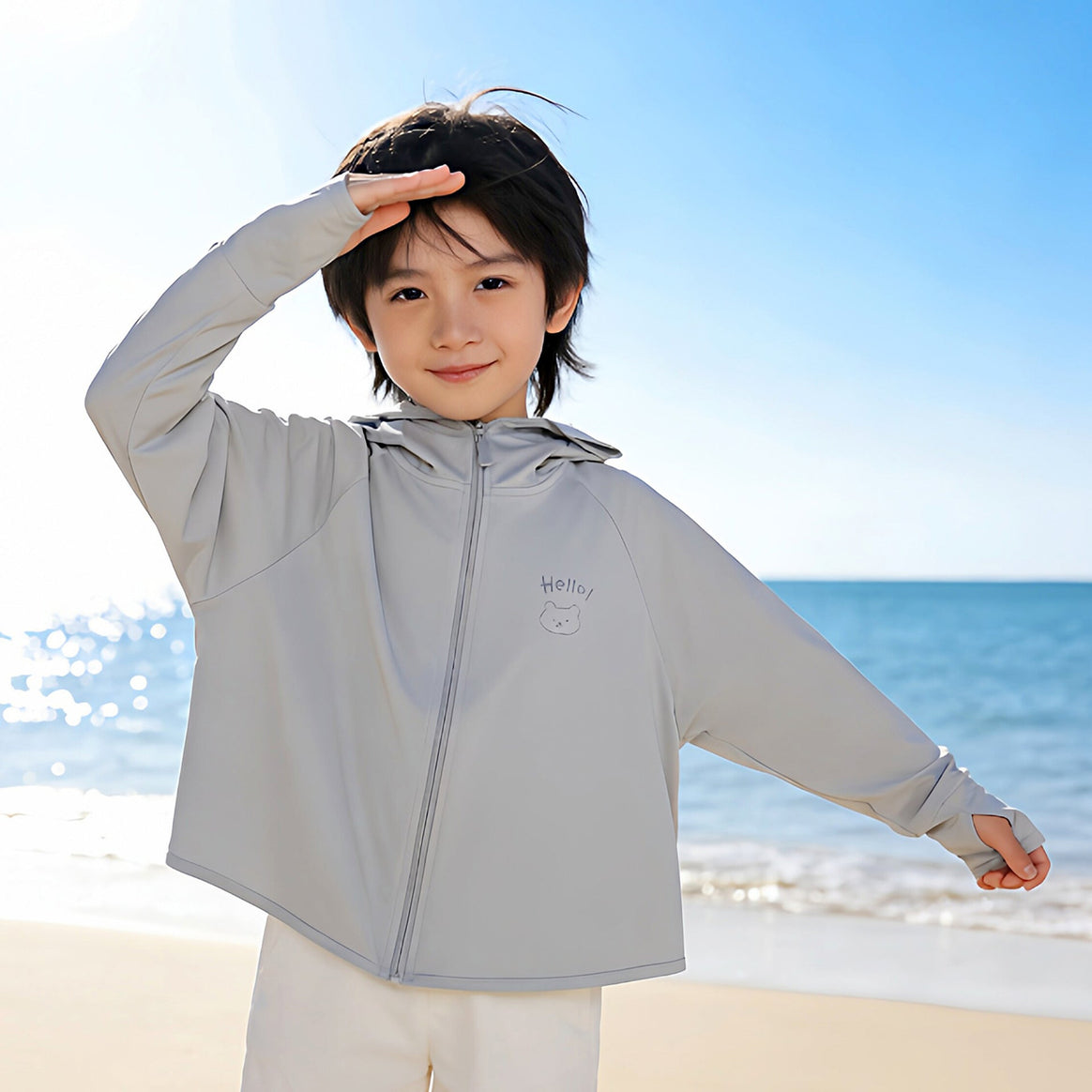 Ladies nan lightweight UV protection hoodie with integrated face mask and thumb hole Mune Fashion