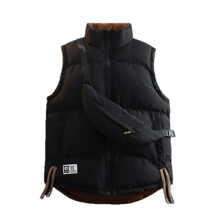 Women's Functional Quilted Vest with High Collar Mune Fashion