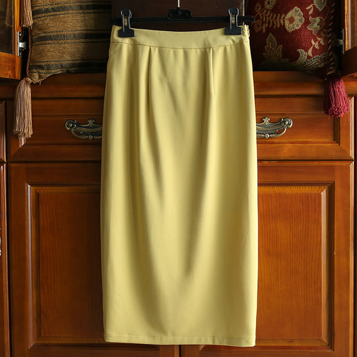 Women's Elegant Wrap Skirt with Knot Detail Mune Fashion