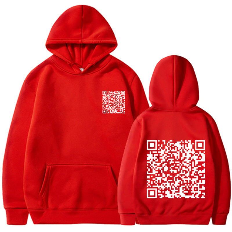 Women's Sporty Hoodie with QR Code Mune Fashion