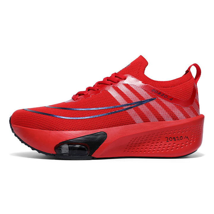 Men's tempo running shoe with foam platform sole and visible cushioning bubble Mune Fashion