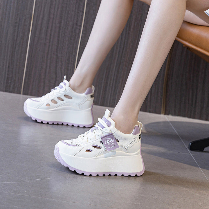 Ladies Chunky Sneakers with breathable mesh upper and innovative cushioning Mune Fashion