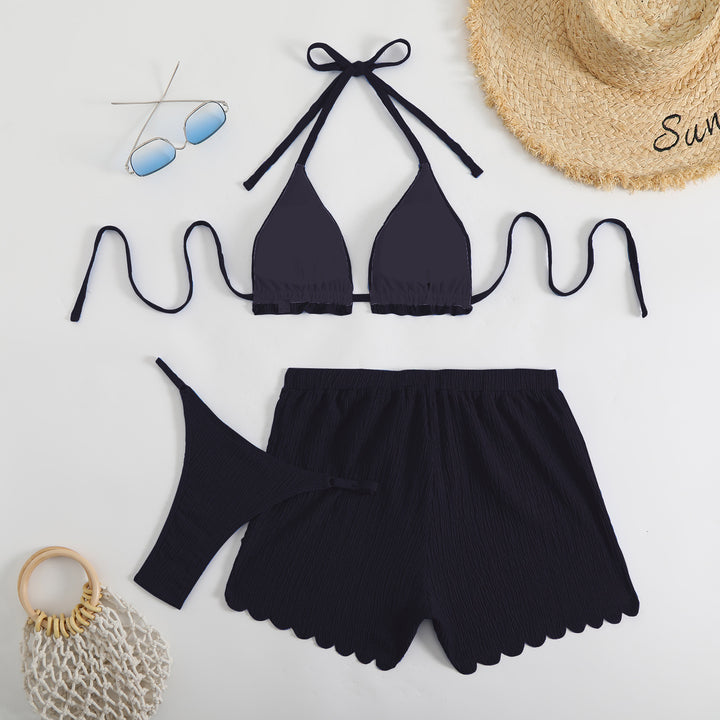 Women's bikini set with high waist and gentle gathering Mune Fashion