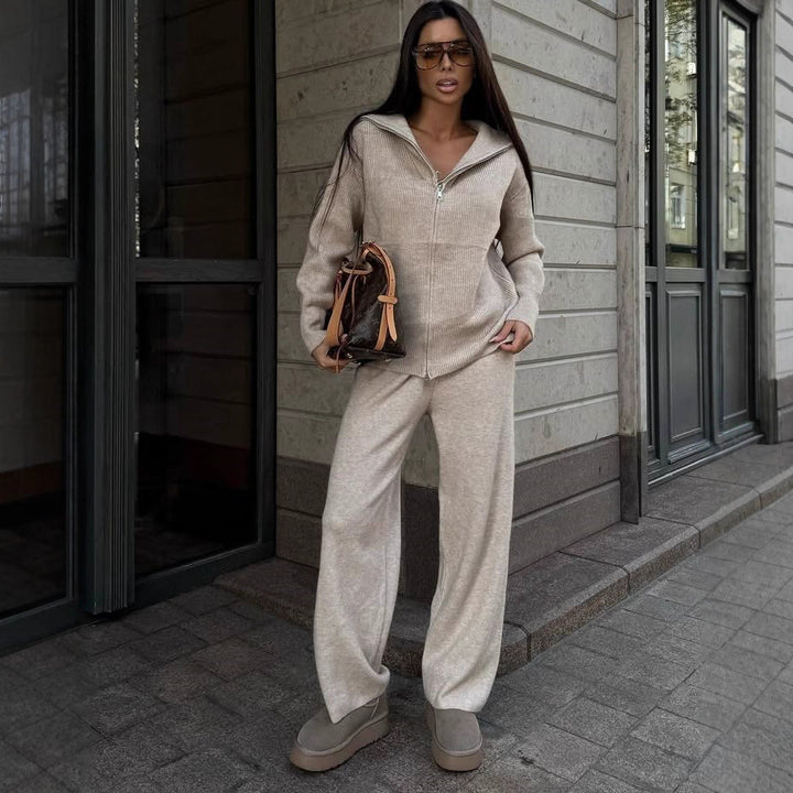 Ladies sporty zip sweater Mune Fashion