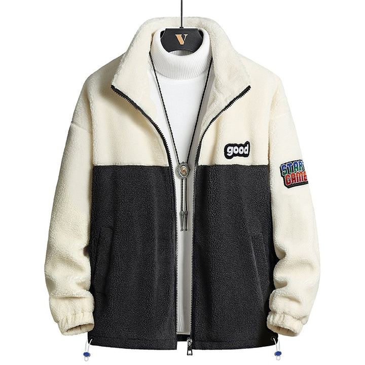 Men's Cozy Fleece Jacket with Hood Mune Fashion