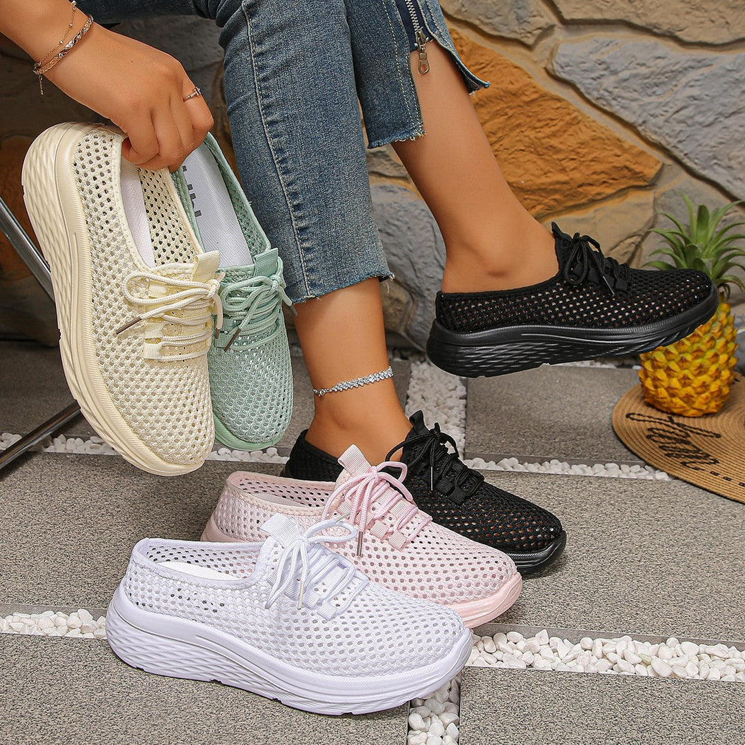 Women's breathable sneakers with elastic upper material and comfortable sole Mune Fashion