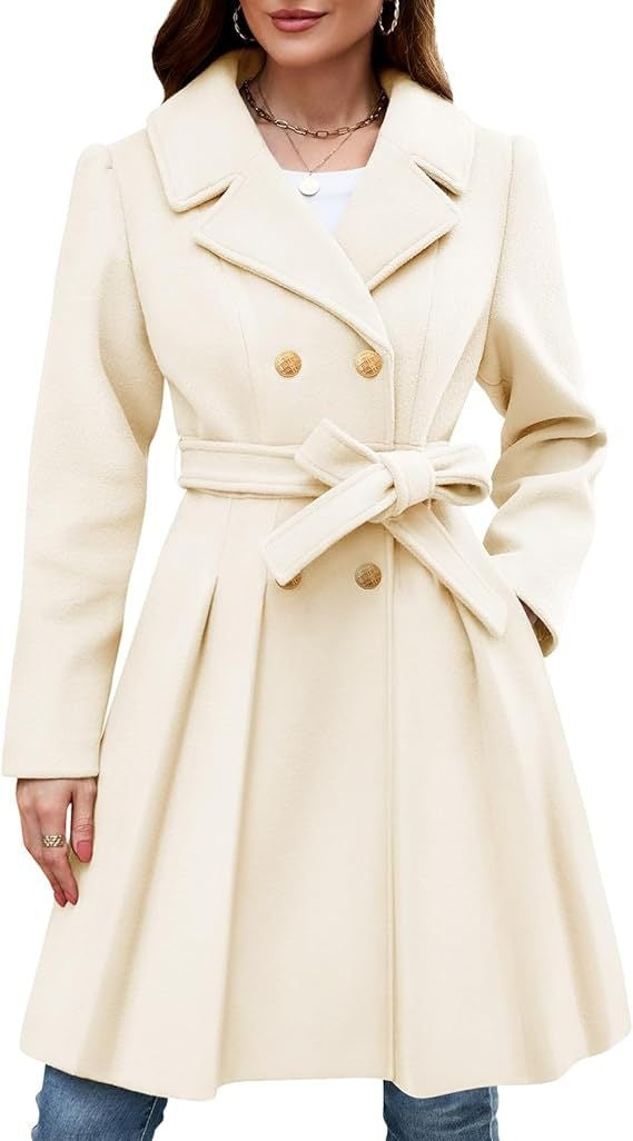 Women's Elegant Double-Breasted Coat