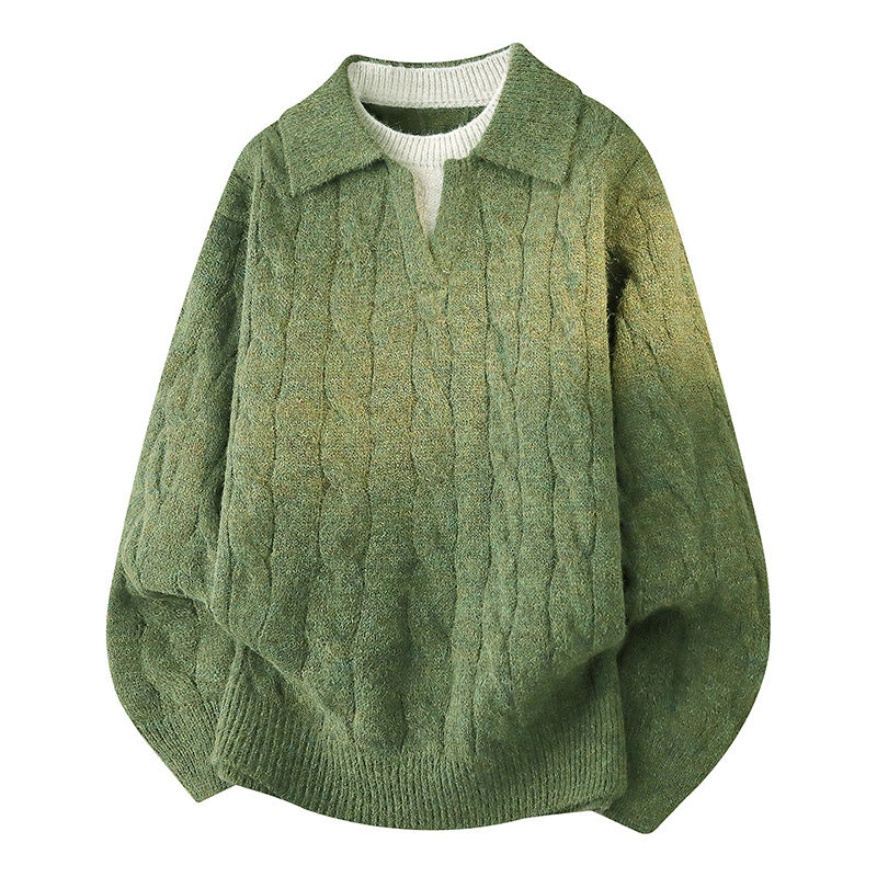 Women Oversized Knit Sweater Mune Fashion