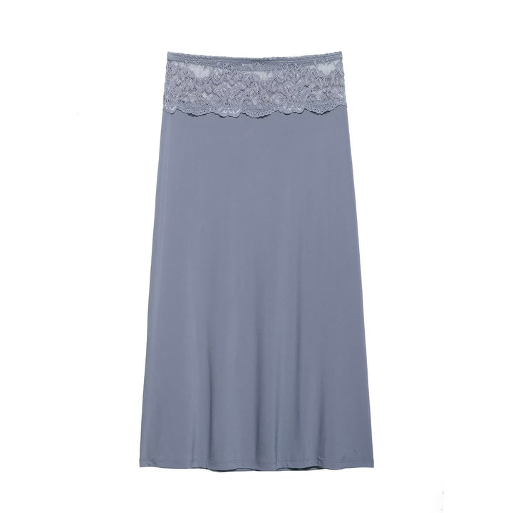 Women’s underskirt with elastic lace waistband and flowing midi length Mune Fashion