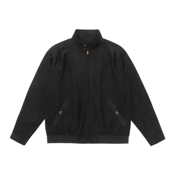 Men's Lightweight Blouson Jacket in Bomber Style with Stand-Up Collar and Concealed Zipper Mune Fashion